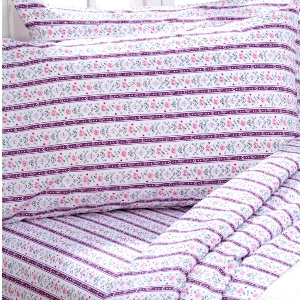 Lanz of Salzburg Percale King Sheet Set